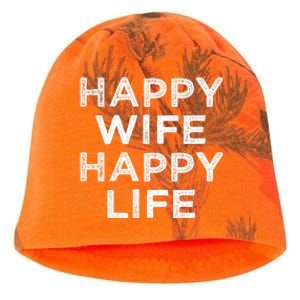 Happy Wife Happy Life Gift Kati - Camo Knit Beanie