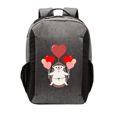 Hedgehog With Heart Balloons Valentines Day Hedgehog Gift Vector Backpack