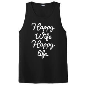 Happy Wife Happy Life Gift PosiCharge Competitor Tank