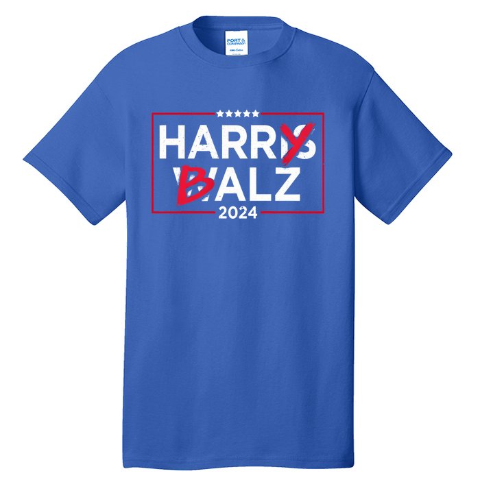 Harris Walz Harry Balz 2024 Gift Tall T-Shirt