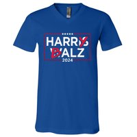 Harris Walz Harry Balz 2024 Gift V-Neck T-Shirt