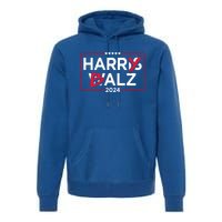 Harris Walz Harry Balz 2024 Gift Premium Hoodie