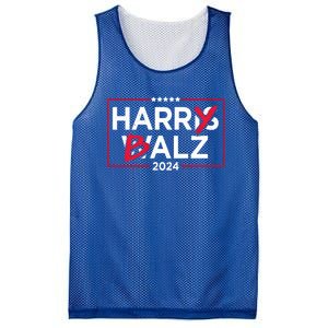 Harris Walz Harry Balz 2024 Gift Mesh Reversible Basketball Jersey Tank