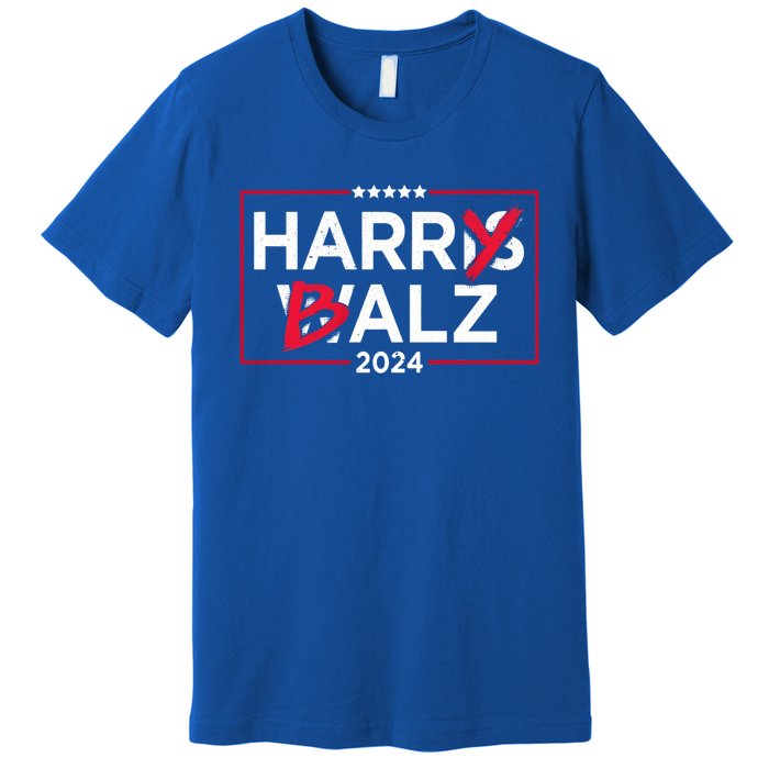 Harris Walz Harry Balz 2024 Gift Premium T-Shirt