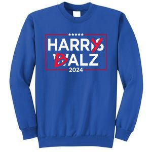 Harris Walz Harry Balz 2024 Gift Tall Sweatshirt