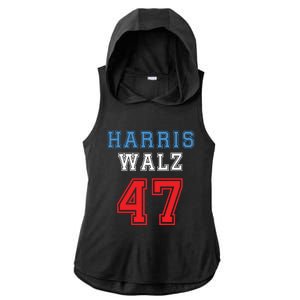 Harris Walz Harris 47 47th President Kamala Harris Ladies PosiCharge Tri-Blend Wicking Draft Hoodie Tank