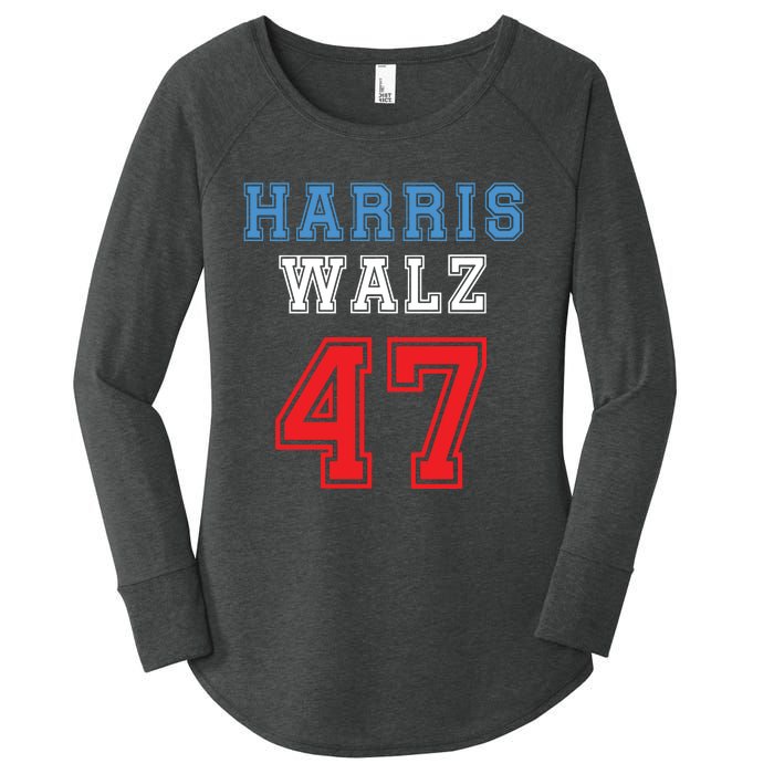 Harris Walz Harris 47 47th President Kamala Harris Women's Perfect Tri Tunic Long Sleeve Shirt