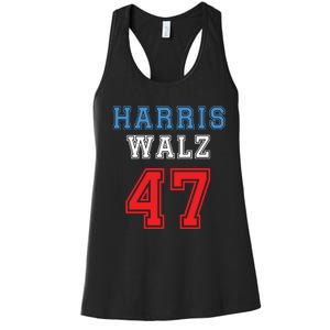 Harris Walz Harris 47 47th President Kamala Harris Women's Racerback Tank