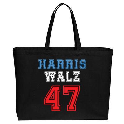 Harris Walz Harris 47 47th President Kamala Harris Cotton Canvas Jumbo Tote