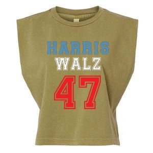 Harris Walz Harris 47 47th President Kamala Harris Garment-Dyed Women's Muscle Tee