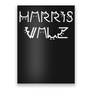 Harris Waltz Harris Walz Kamala Tim Democratic Vp President Gift Poster