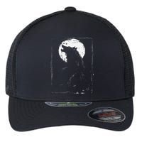 Horror Werewolf Head Halloween Mythology Wolf Shifter Lycan Flexfit Unipanel Trucker Cap