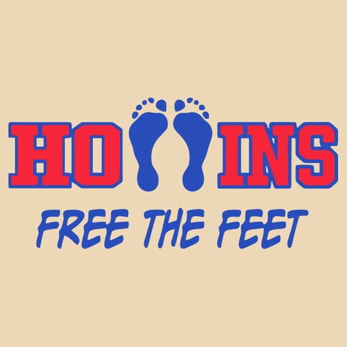 Hollins Wearing Hollins Free The Feet Drawstring Bag