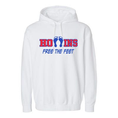Hollins Wearing Hollins Free The Feet Garment-Dyed Fleece Hoodie