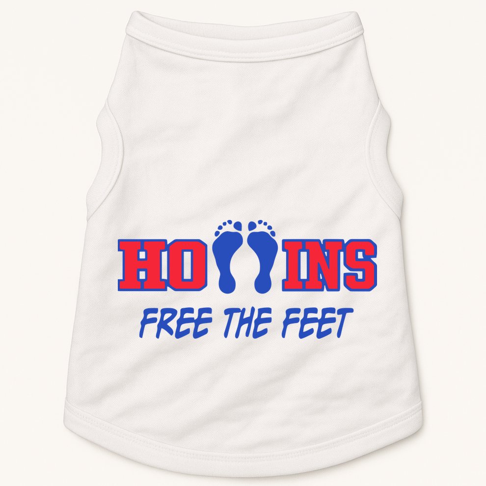 Hollins Wearing Hollins Free The Feet Doggie Tank