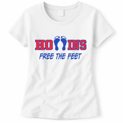 Hollins Wearing Hollins Free The Feet Womens T-Shirt