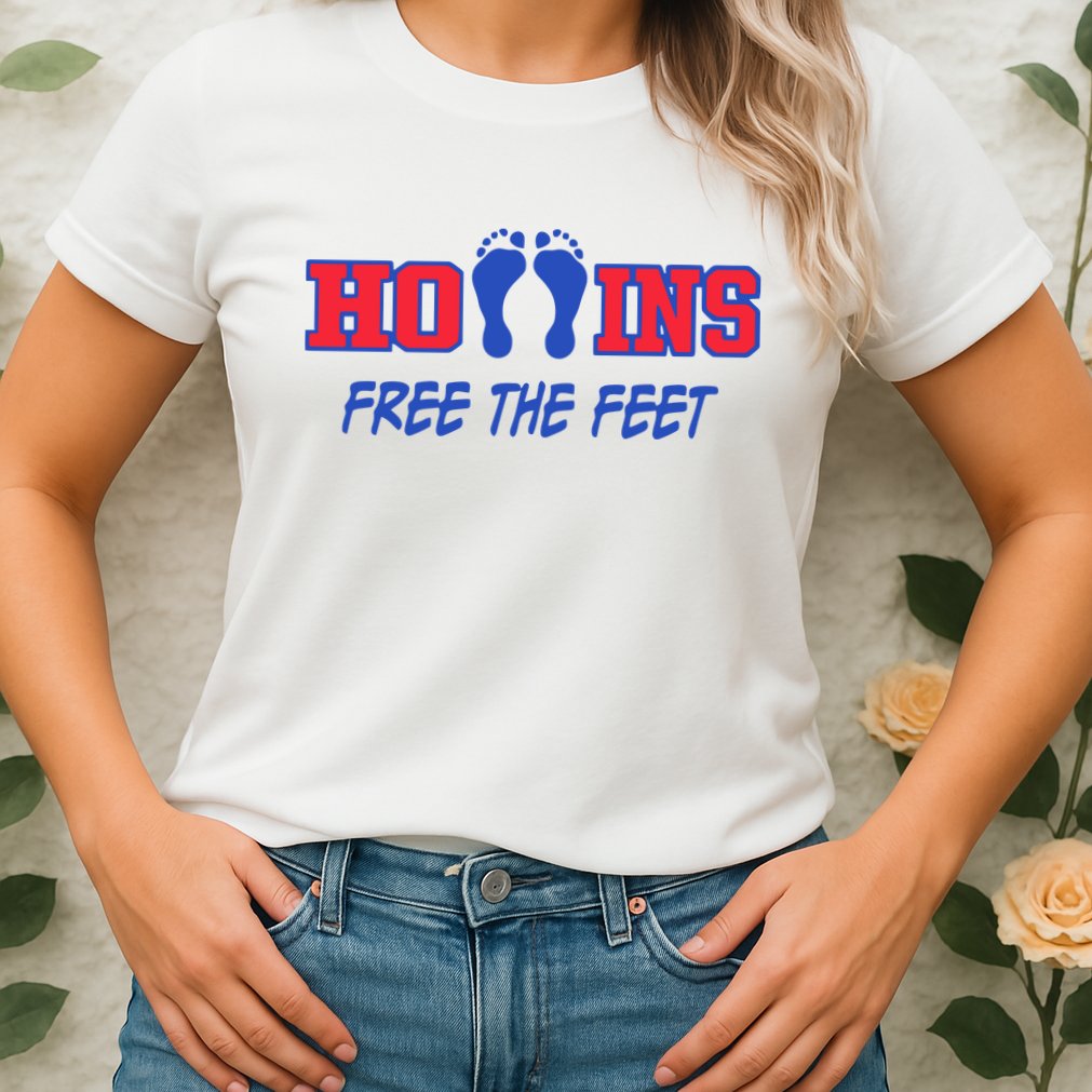 Hollins Wearing Hollins Free The Feet Womens T-Shirt