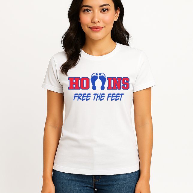 Hollins Wearing Hollins Free The Feet Womens T-Shirt