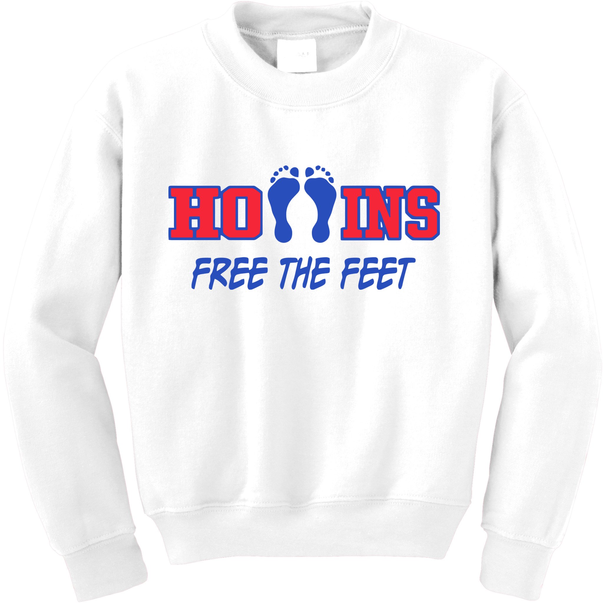 Hollins Wearing Hollins Free The Feet Kids Sweatshirt