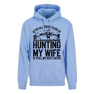 Hunting Wife Humor Design Funny Hunter Unisex Surf Hoodie