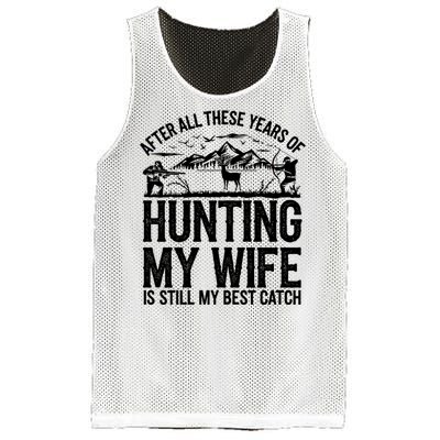 Hunting Wife Humor Design Funny Hunter Mesh Reversible Basketball Jersey Tank