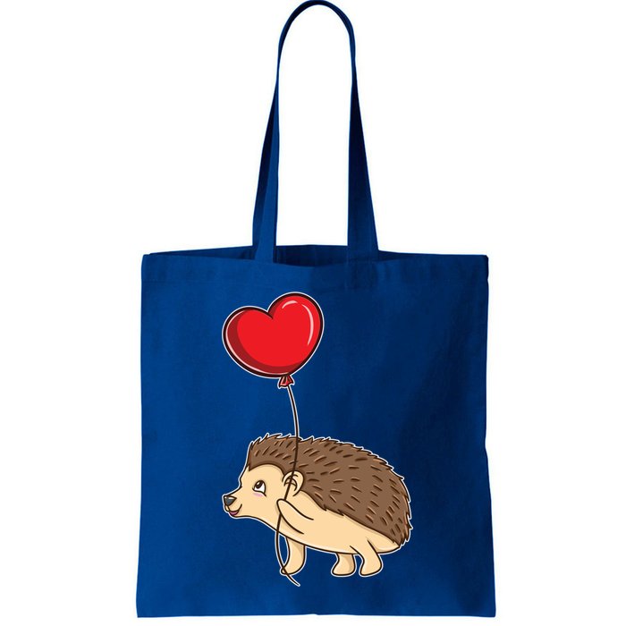 Hedgehog With Heart Balloon Valentines Day Gift Bag