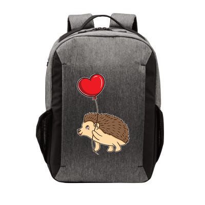 Hedgehog With Heart Balloon Valentines Day Gift Vector Backpack