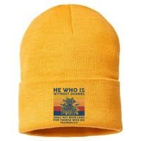 He Who Is Without Ovaries Shall Not Make Laws For Those Who Sustainable Knit Beanie