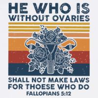 He Who Is Without Ovaries Shall Not Make Laws For Those Who Mug