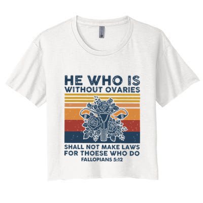 He Who Is Without Ovaries Shall Not Make Laws For Those Who Crop Top
