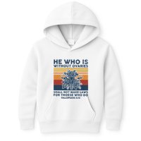 He Who Is Without Ovaries Shall Not Make Laws For Those Who Kids Hoodie