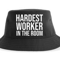 Hardest Worker In The Room Sustainable Bucket Hat