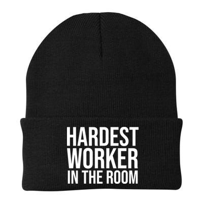 Hardest Worker In The Room Knit Cap Winter Beanie