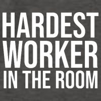 Hardest Worker In The Room Vector Backpack