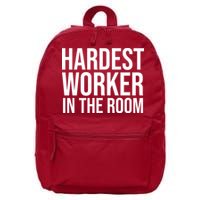 Hardest Worker In The Room 16 in Basic Backpack