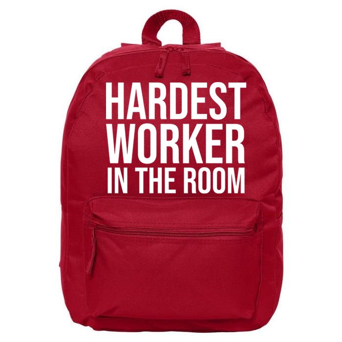 Hardest Worker In The Room 16 in Basic Backpack