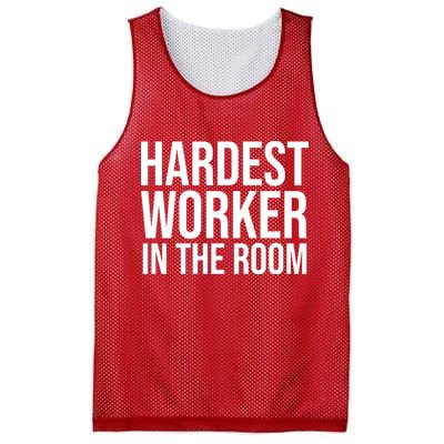 Hardest Worker In The Room Mesh Reversible Basketball Jersey Tank