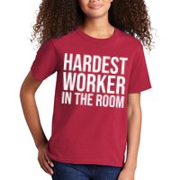 Hardest Worker In The Room Kids T-Shirt