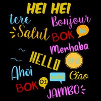 Hello Word In Different Languages Travel And Teacher Mug