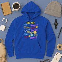 Hello Word In Different Languages Travel And Teacher Hoodie
