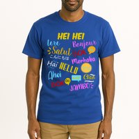 Hello Word In Different Languages Travel And Teacher Tall T-Shirt