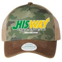 His Way I Am The Way The Truth And The Life Christian Strong Legacy Tie Dye Trucker Hat