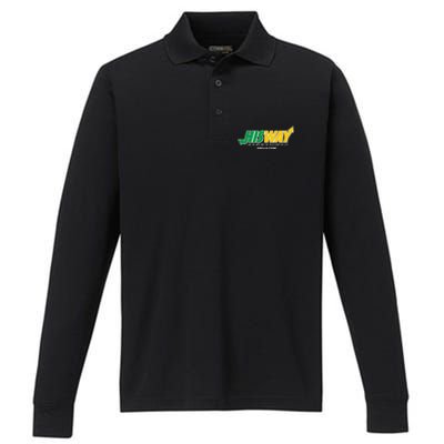 His Way I Am The Way The Truth And The Life Christian Strong Performance Long Sleeve Polo