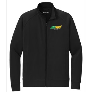 His Way I Am The Way The Truth And The Life Christian Strong Stretch Full-Zip Cadet Jacket