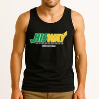 His Way I Am The Way The Truth And The Life Christian Strong Tank Top