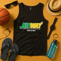His Way I Am The Way The Truth And The Life Christian Strong Tank Top