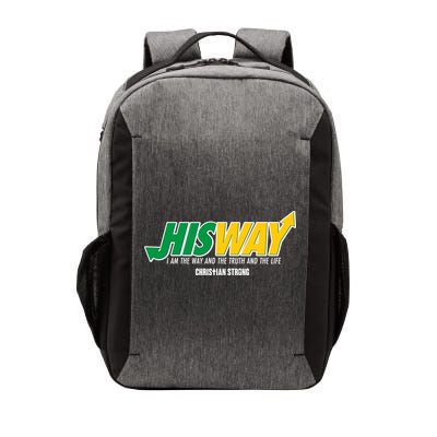 His Way I Am The Way The Truth And The Life Christian Strong Vector Backpack