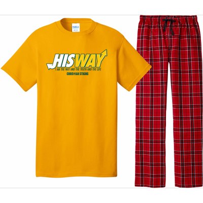 His Way I Am The Way The Truth And The Life Christian Strong Pajama Set