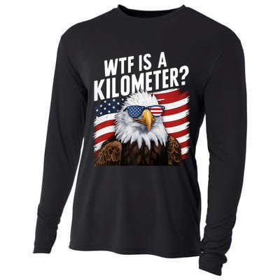 Hilarious Wtf Is A Kilometer 4th Of July Independence Day Cooling Performance Long Sleeve Crew