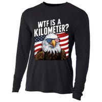 Hilarious Wtf Is A Kilometer 4th Of July Independence Day Cooling Performance Long Sleeve Crew